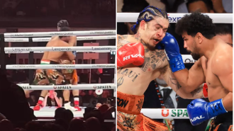 Boxer criticized for inappropriate sexual gesture in ring during Jake Paul and Mike Tyson fight.