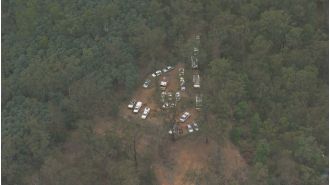 Intense search for swimmer missing in NSW river.