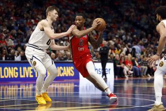 Nuggets lose to Pelicans in NBA Cup without Jokic or Malone.