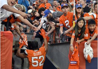 Rookie Jonah Elliss excited to play against older brother, Falcons' Kaden Elliss.