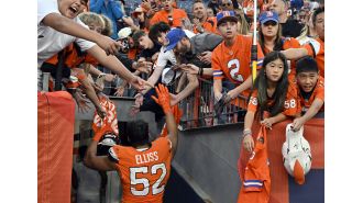 Rookie Jonah Elliss excited to play against older brother, Falcons' Kaden Elliss.