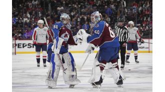 Avalanche's top scorers are back, but they still struggle in goal and lose to Capitals.