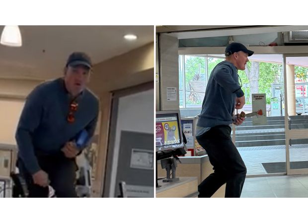 Man steals from store during moment of silence on Remembrance Day.