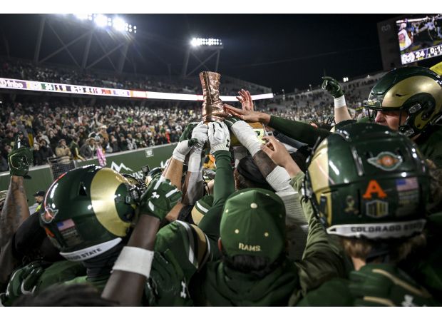 CSU Rams dominate Wyoming and claim Bronze Boot for first time in a year.
