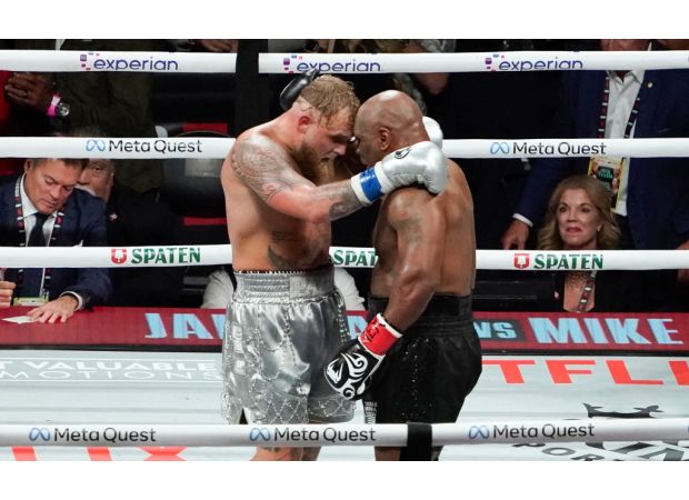 Fans spent $2 million to view Tyson vs Paul from these seats.