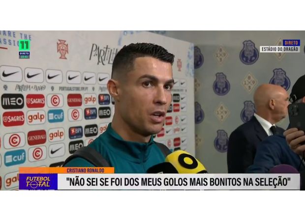 Cristiano Ronaldo responds to Ruben Amorim's move to Manchester United.