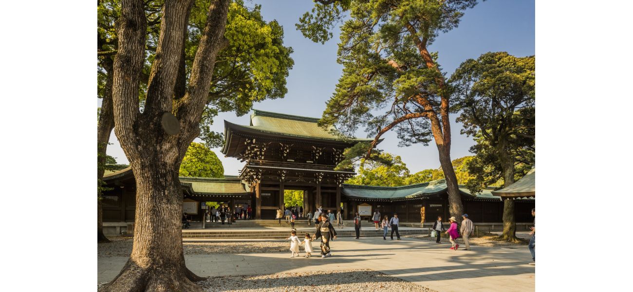 A visitor was apprehended for vandalizing a well-known shrine in Tokyo.