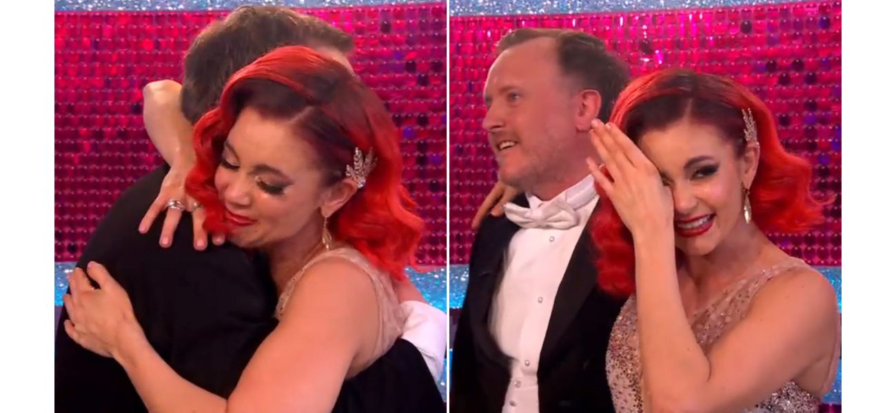 Dianne Buswell cries in Chris McCausland's embrace after amazing accomplishment on Strictly.