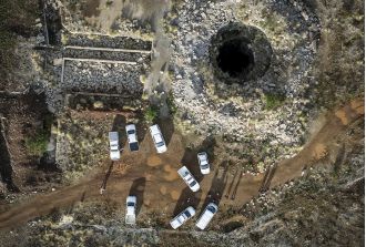 Miners starving in shaft, no government aid.