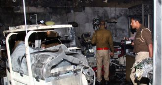 10 infants die in hospital fire