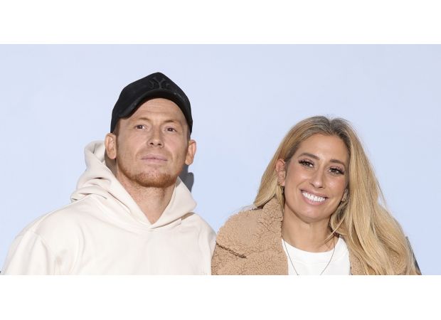 Stacey Solomon consoled by TV crew after arguing with Joe Swash in public.