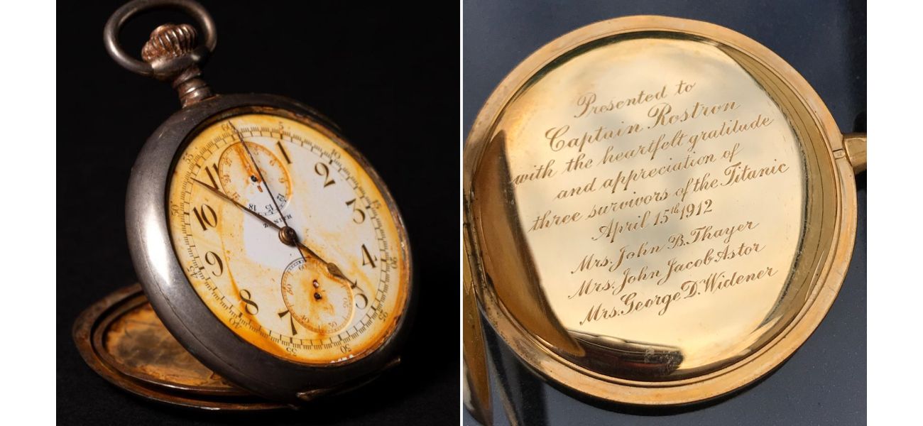 The watch that was awarded to the captain who rescued 700 Titanic passengers has been sold for £1,560,000.