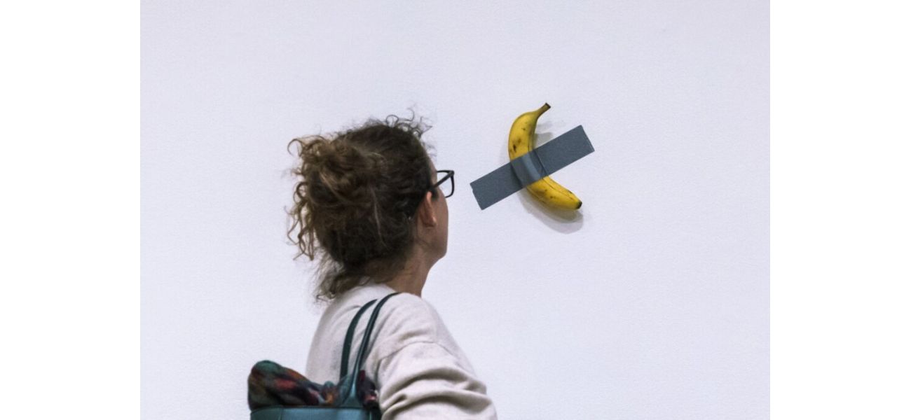 A duct-taped banana became worth $1 million due to its viral popularity.