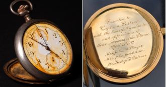 The watch that was awarded to the captain who rescued 700 Titanic passengers has been sold for £1,560,000.