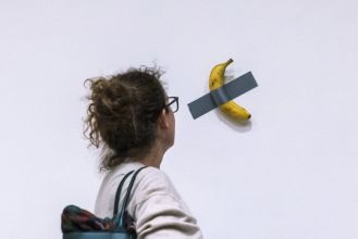 A duct-taped banana became worth $1 million due to its viral popularity.