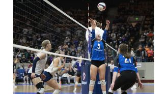 Village Mountaineers make a surprising comeback to defeat Platte Valley and win the Class 3A volleyball championship.