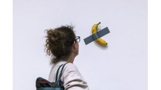 A duct-taped banana became worth $1 million due to its viral popularity.