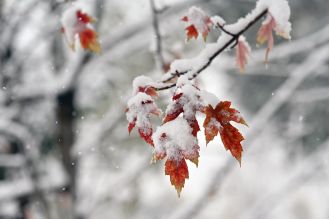 Snow will fall in the Colorado mountains on Monday and the Denver area can expect it on Tuesday.