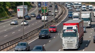 M25 near Heathrow closed in both directions due to major collision.