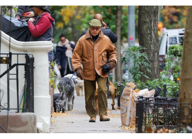 An iconic 80s movie celebrity appears quite different while out in New York City.