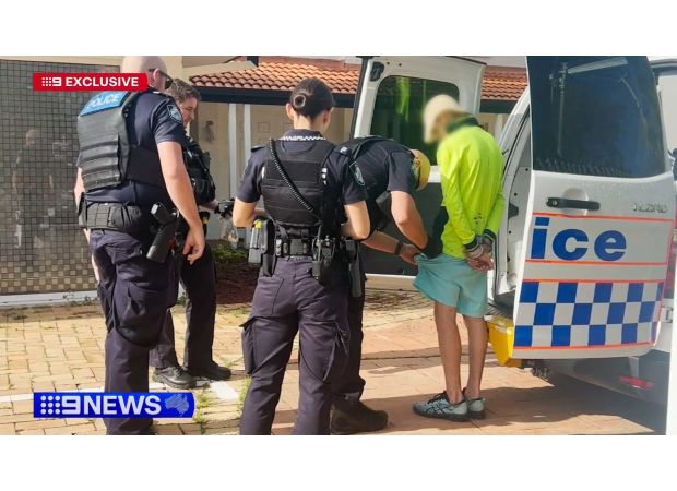 9News crew put a stop to balaclava-wearing teen driver's joyride.