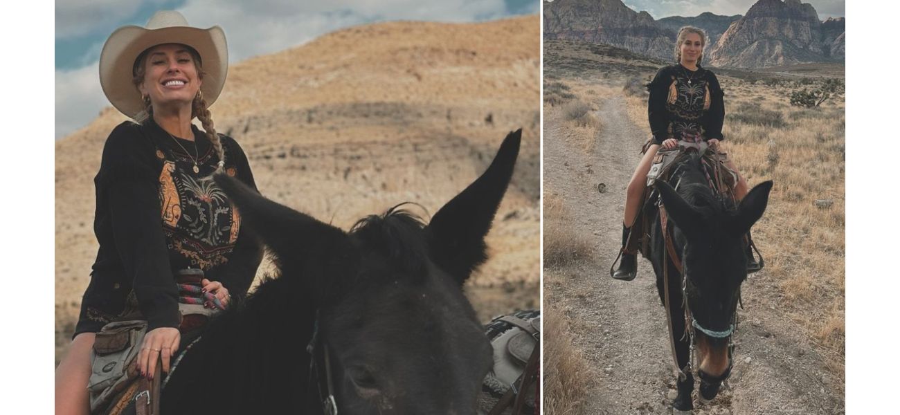 Stacey Solomon is enjoying a vacation in Las Vegas and feeling liberated after reportedly having a disagreement with her partner Joe Swash.