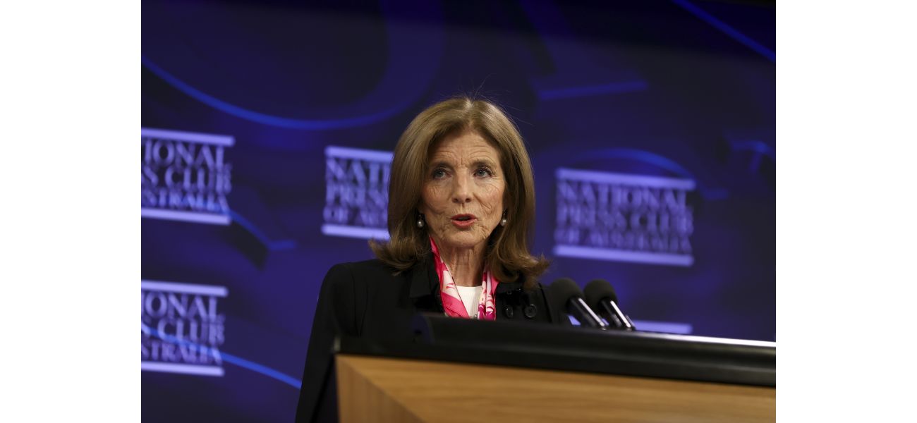 Caroline Kennedy supports Kevin Rudd despite his deleted tweets about Trump.