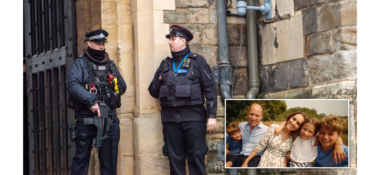 Burglars invaded Windsor home while royal family slept.