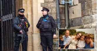 Burglars invaded Windsor home while royal family slept.