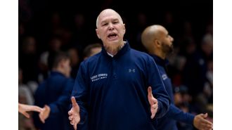 Saint Mary's defeated Nebraska in a close game to secure a 77-74 win in Sioux Falls.