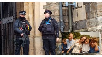 Burglars invaded Windsor home while royal family slept.