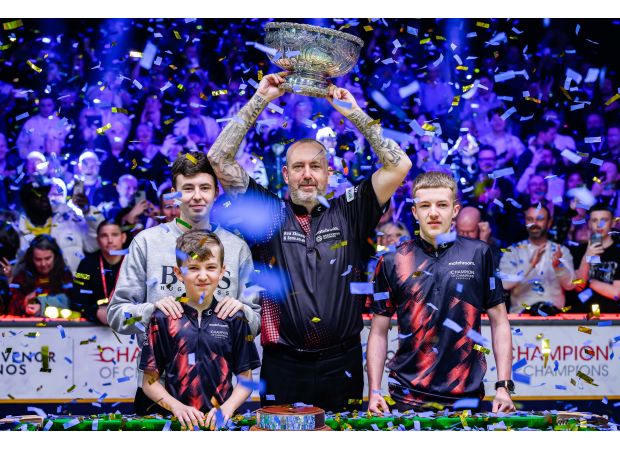 At Champion of Champions, snooker legend Mark Williams defies his age with another triumph and is hailed a hero.