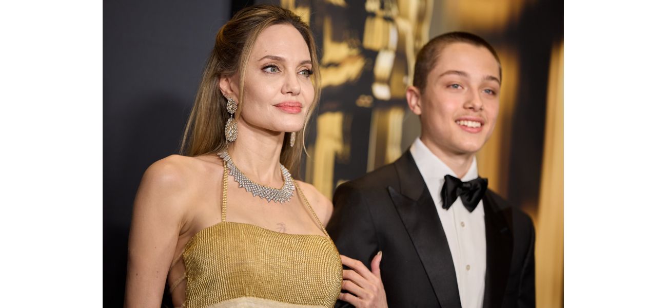 Angelina Jolie is seen with her son Knox, who looks just like his father Brad Pitt.