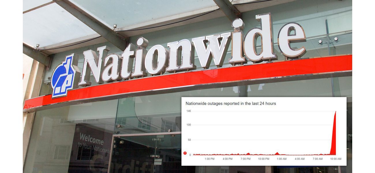 Nationwide's app crashes, preventing users from logging into their accounts.