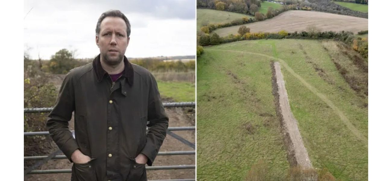 A baffling road has suddenly emerged in the countryside, leaving people wondering how and why it got there.