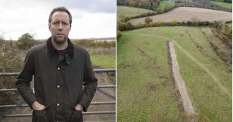 A baffling road has suddenly emerged in the countryside, leaving people wondering how and why it got there.
