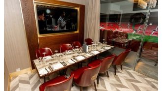 Fans can spend £136,000 to sit in Manchester United's exclusive VIP box named after legendary manager Sir Alex Ferguson.