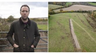 A baffling road has suddenly emerged in the countryside, leaving people wondering how and why it got there.