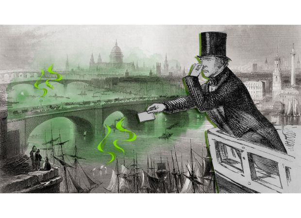 The summer in London was so pungent with feces that it was feared people would not survive.