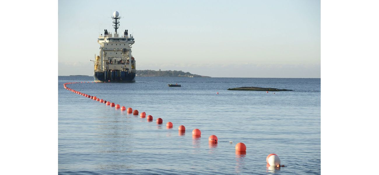Underwater cable disruption causes concern about 'hybrid warfare' threat.