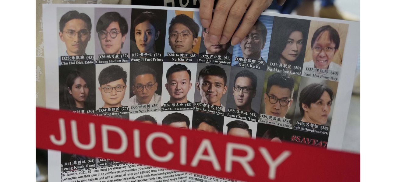 Many people given up to 10 years in jail in Hong Kong for violating national security laws.