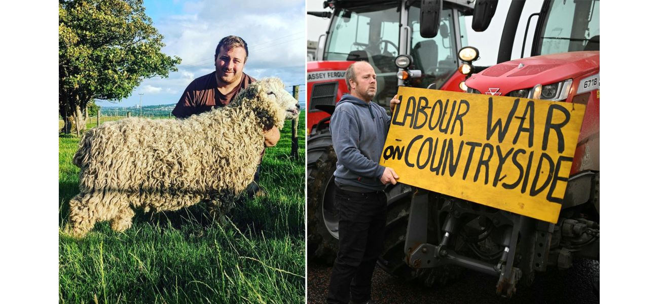 Farmers getting ready to close central London in opposition against Labour's proposed taxes.