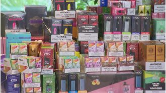 NSW has strict consequences for illegal vape suppliers, with potential penalties of a $1.5 million fine or seven years jail time.