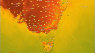 Hot weather expected in the south-eastern part of Australia in the coming days.