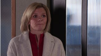 Leanne is shocked and betrayed by a sad new development after Les' death on Coronation Street.