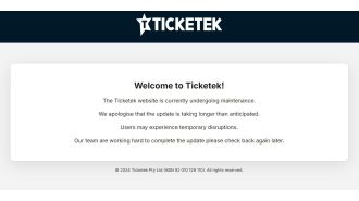 Ticketek website shutdown temporarily after security threat