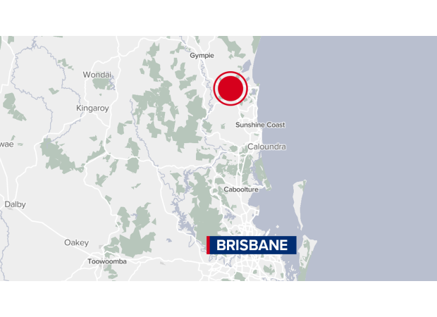 A young person is critically injured following collision between a truck and a car on a highway in Queensland.