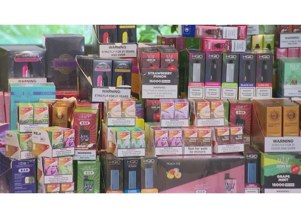 NSW has strict consequences for illegal vape suppliers, with potential penalties of a $1.5 million fine or seven years jail time.