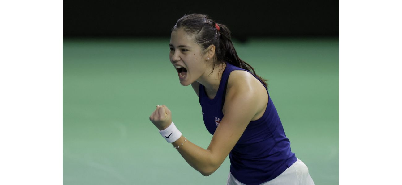 British tennis player Emma Raducanu's winning streak continues as the team moves closer to the BJK Cup final.