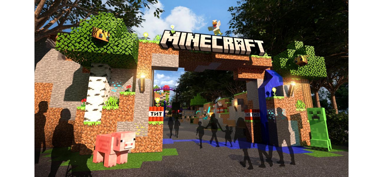 The popular game Minecraft is coming to life with a new theme park in the UK, get a sneak peek here.